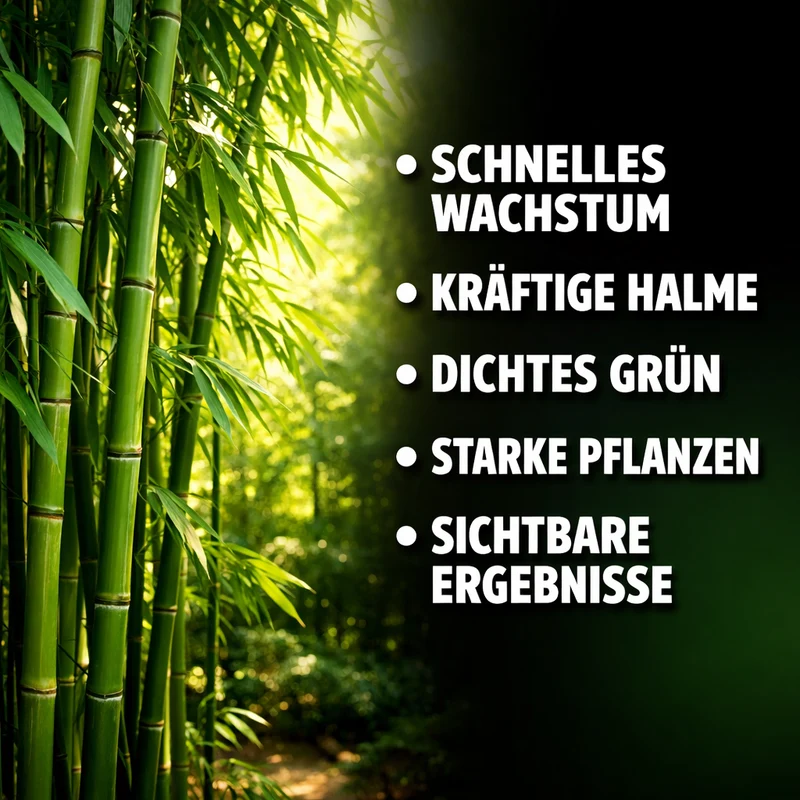 Bambus Dünger Flora Boost für gesunde und prächtige Bambuspflanzen