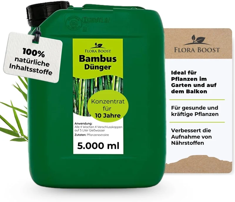 Bambus Dünger Flora Boost für gesunde und prächtige Bambuspflanzen
