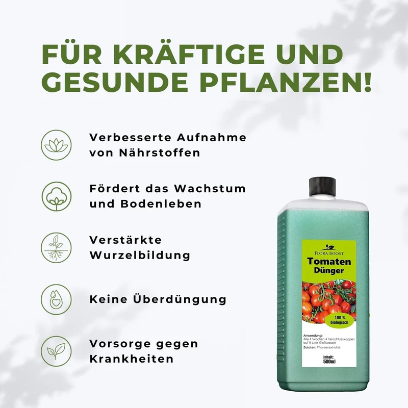 Tomaten Dünger für Ertrag - Steigern Sie Ihren Ertrag und schützen Sie Ihre Pflanzen vor Krankheiten