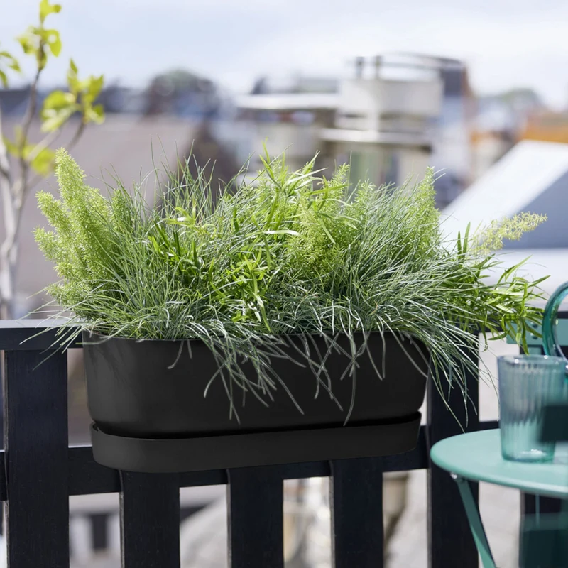 Balkonkasten Greenville Living schwarz