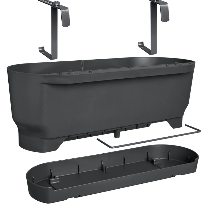 Balkonkasten Greenville Living schwarz
