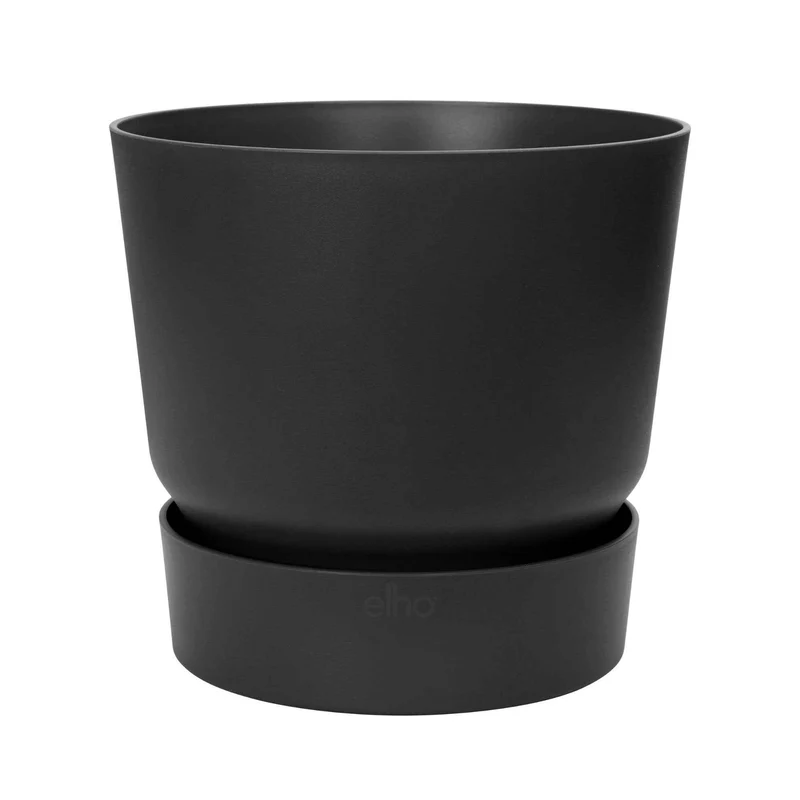 Blumentopf Greenville Living schwarz