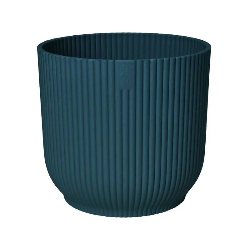 Elho Blumentopf Vibes Fold rund blau - Innentopf