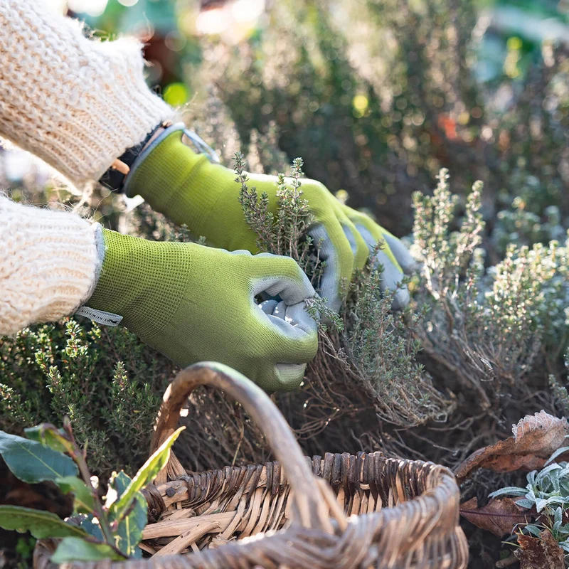 Gartenhandschuhe grün-anis