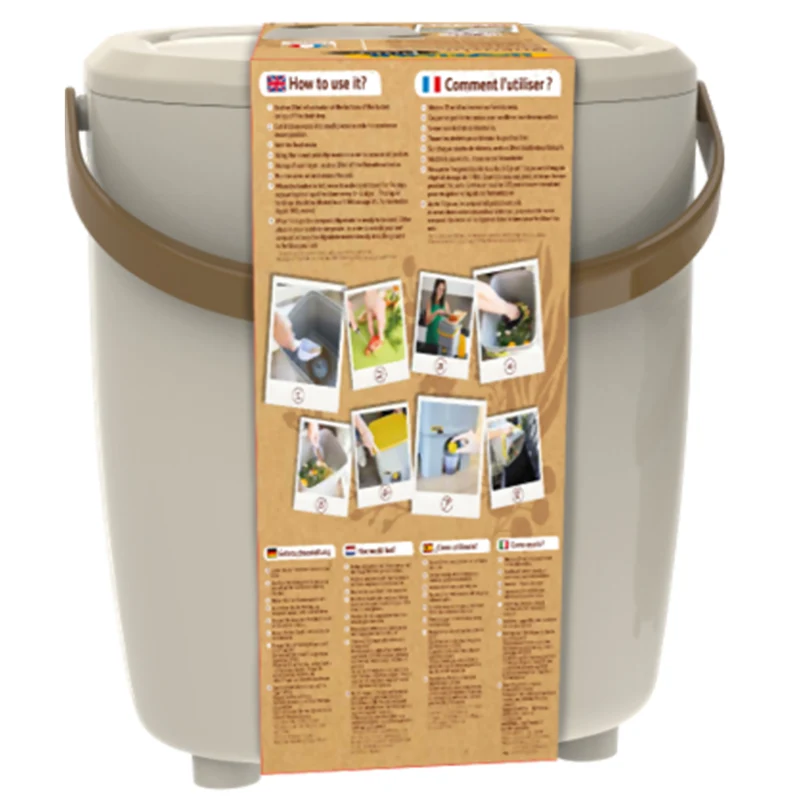 Set aus Küchenkomposter + Kompostaktivator HOZELOCK