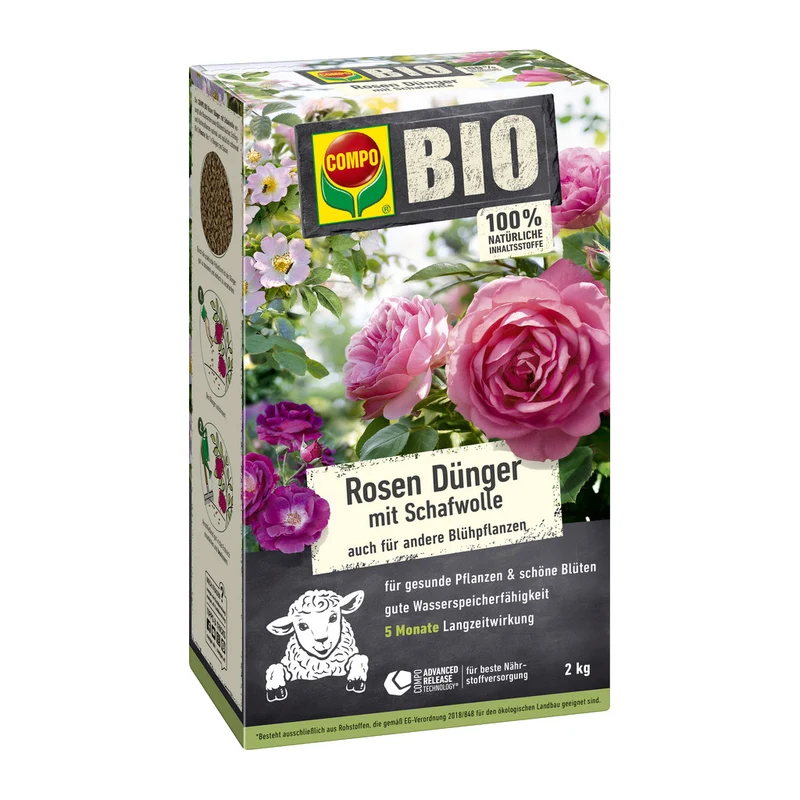Compo Rosen Dünger mit Schafwolle