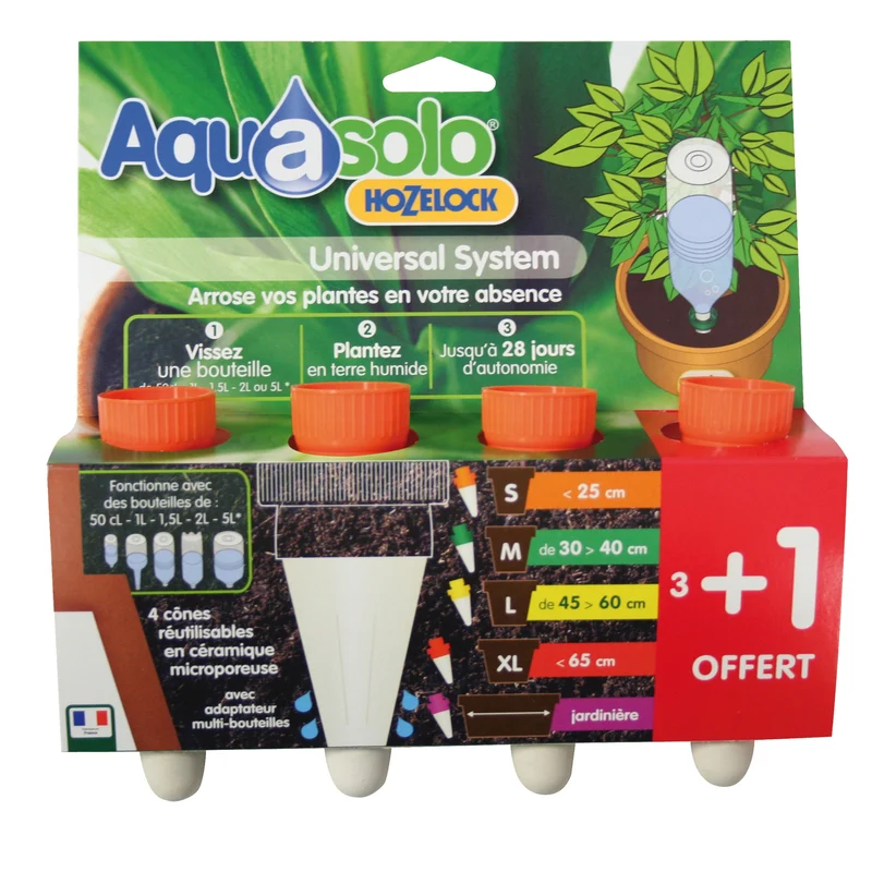 Bewässerungskegel Aquasolo S (x4) HOZELOCK