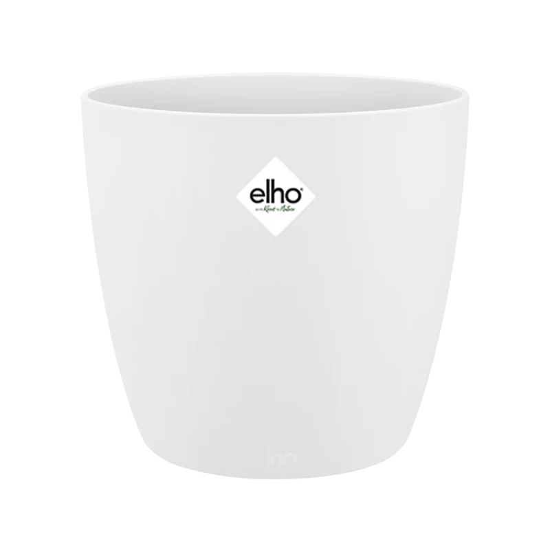 Elho Blumentopf Brussels rund weiß