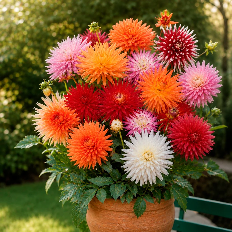 Dahlie Mischung 'Cactus' (x10)
