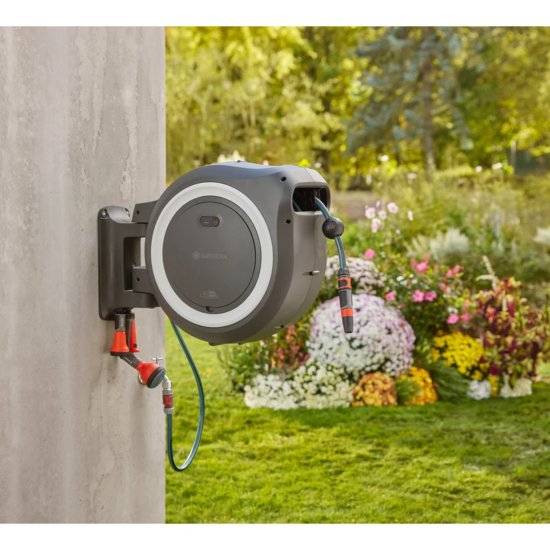 Gardena Akku-Wand-Schlauchbox PowerRoll XL / solo